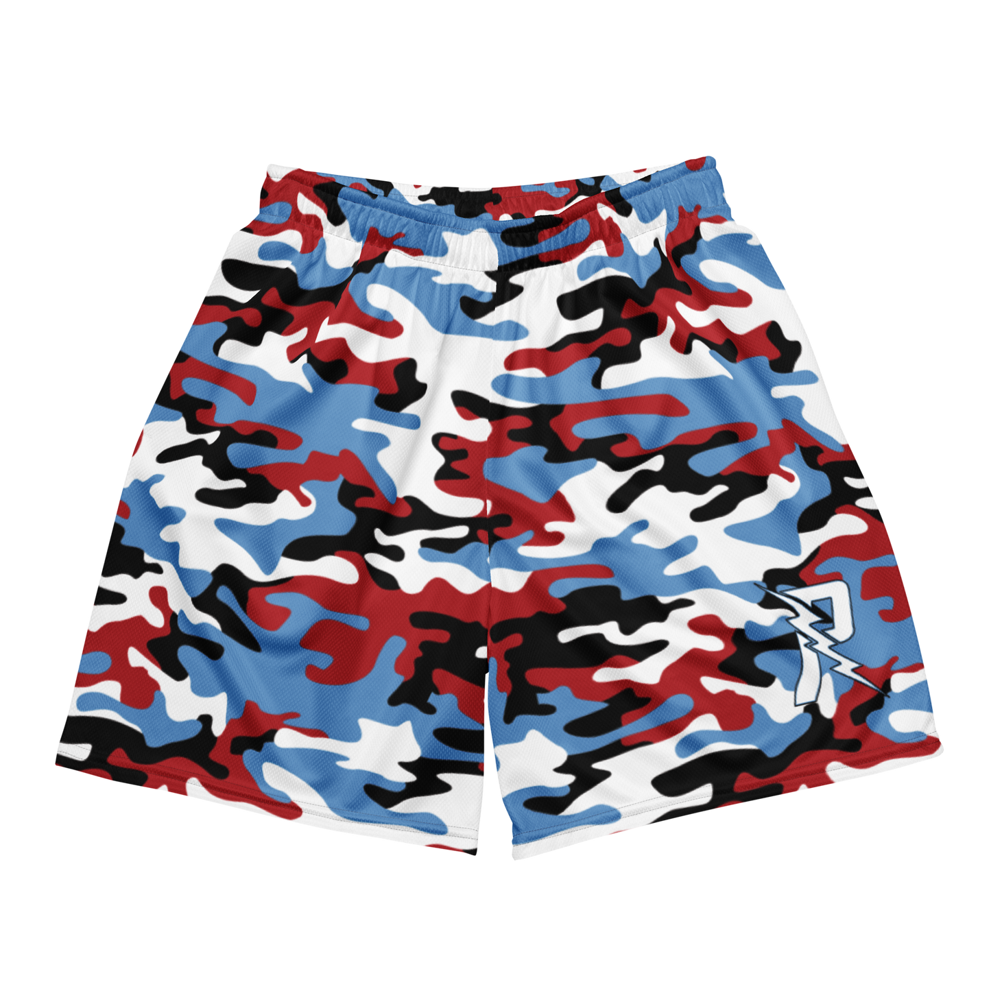 Camo (T$ 4'z Blue/Red) Mesh Shortz