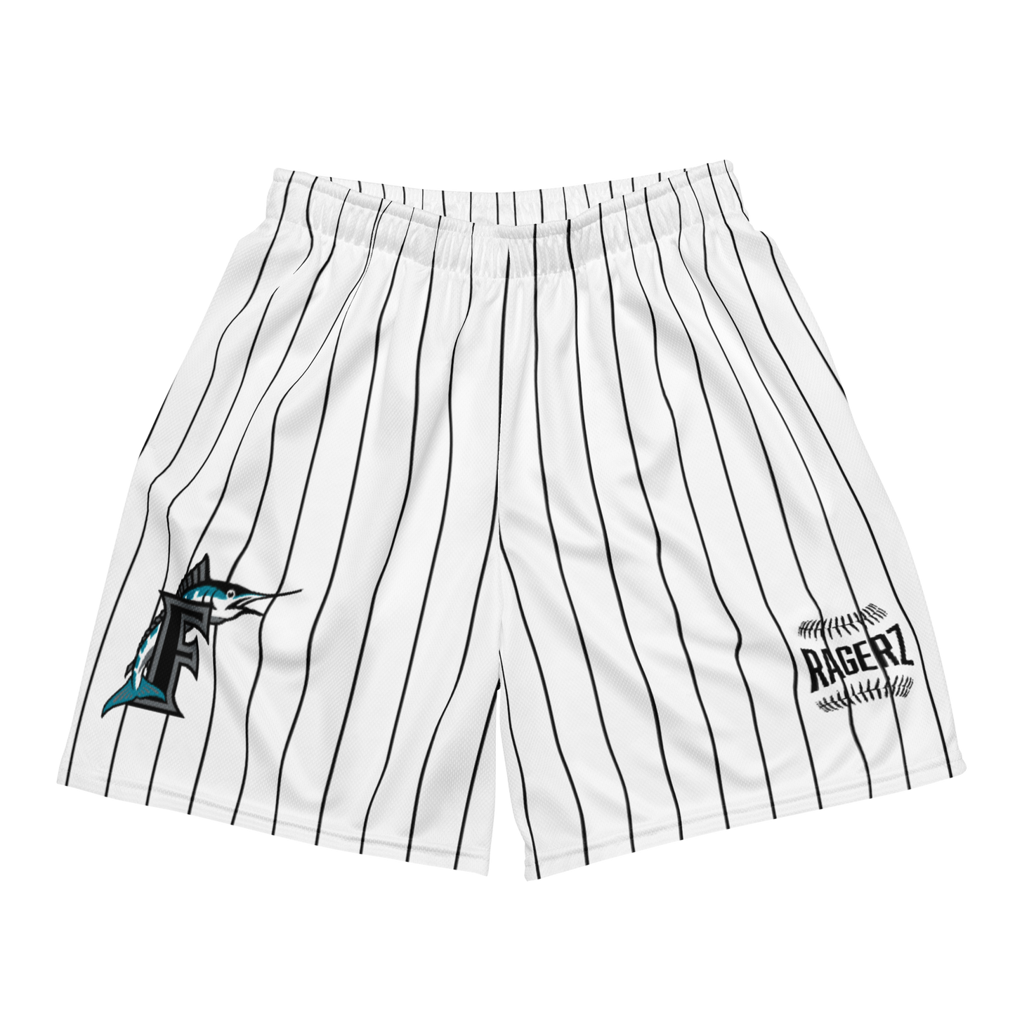 Marlinz Pin Stripe(Black) Mesh Shortz