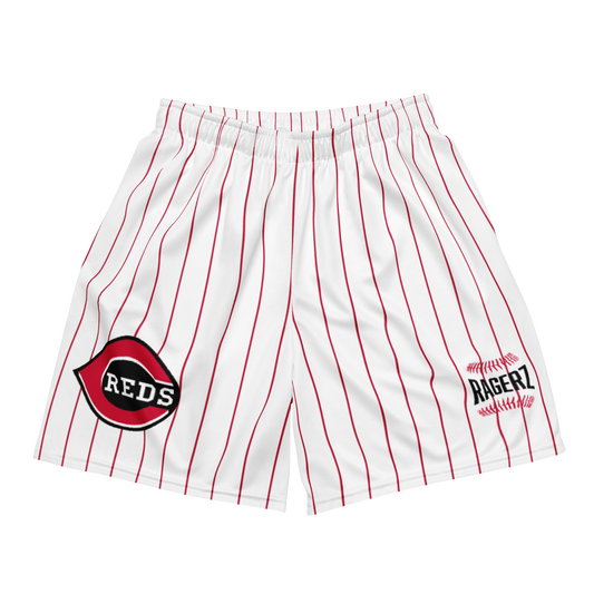 Redz Pin Stripe(Red) Mesh Shortz