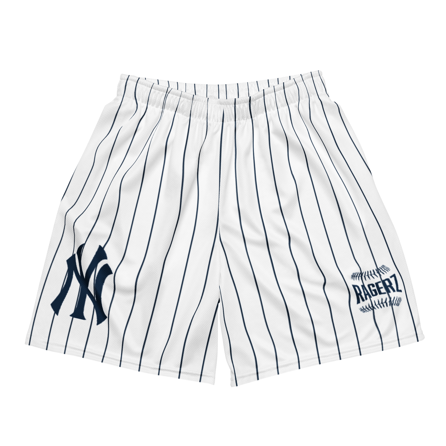 Yankz Pin Stripe(Blue) Mesh Shortz