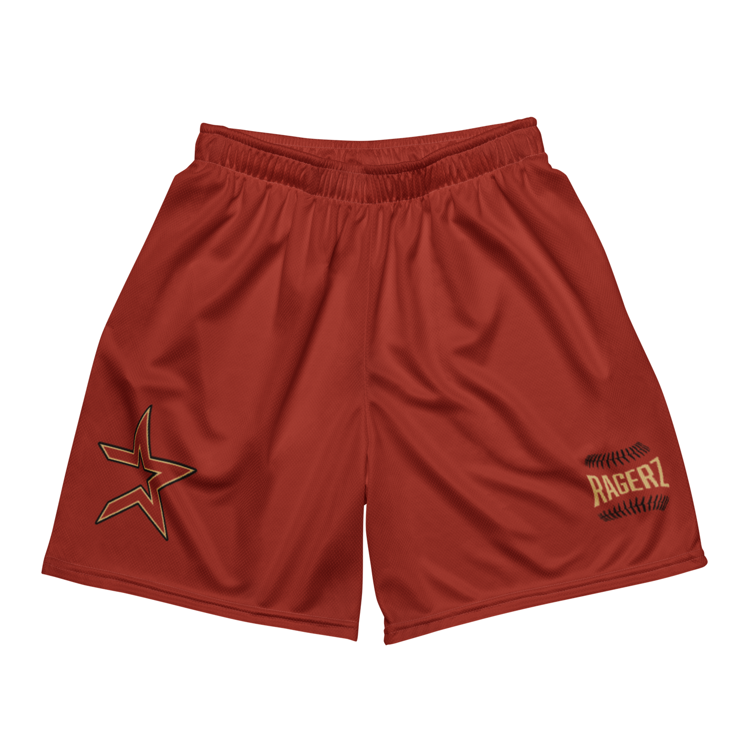 Astroz Maroon Mesh Shortz