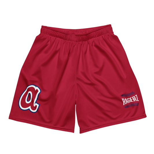 Bravez Red Mesh Shortz