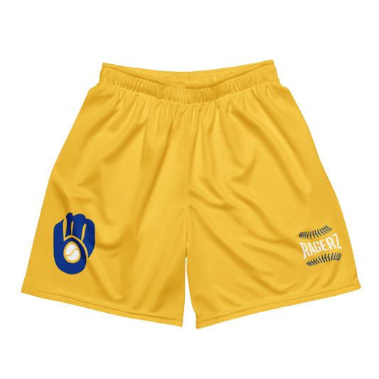 Brewerz Yellow Mesh Shortz