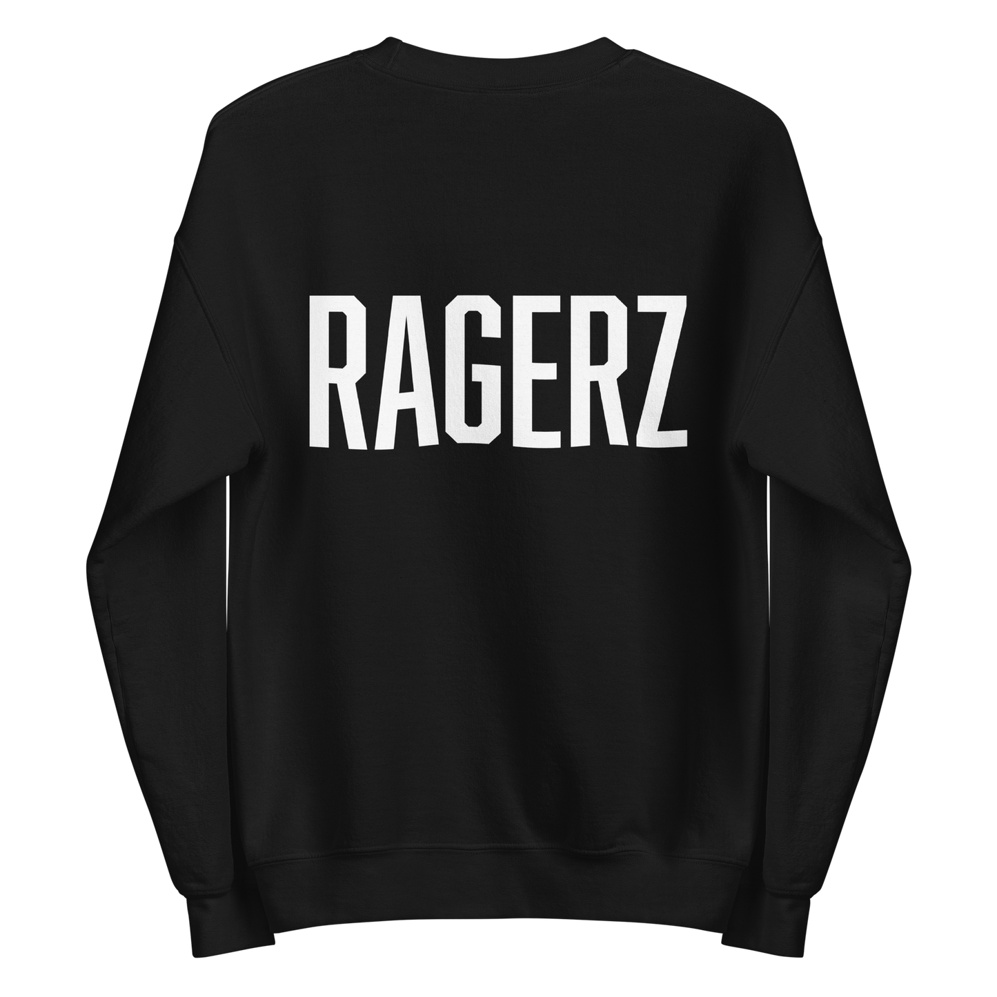 Black OG Ragerz Logo Hoodie Without The Hood (Unisex)