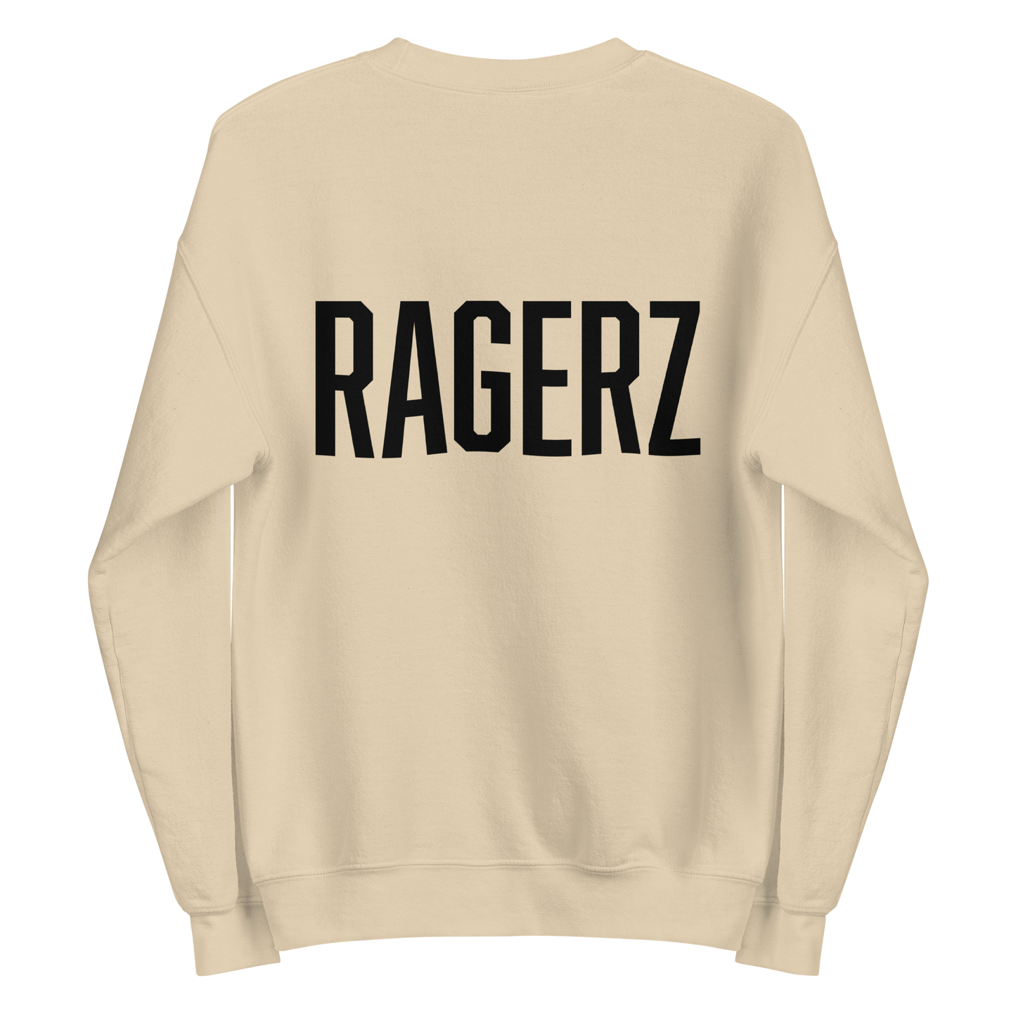 Tan OG Ragerz Logo Hoodie Without The Hood (Unisex)