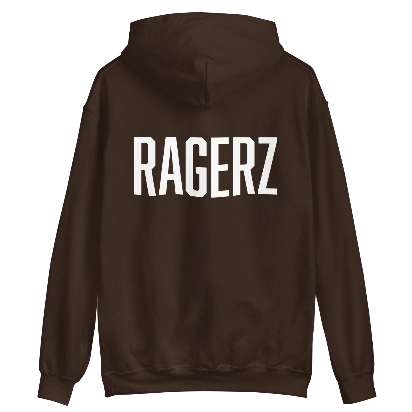 Brown OG Ragerz Logo Hoodie (Unisex)