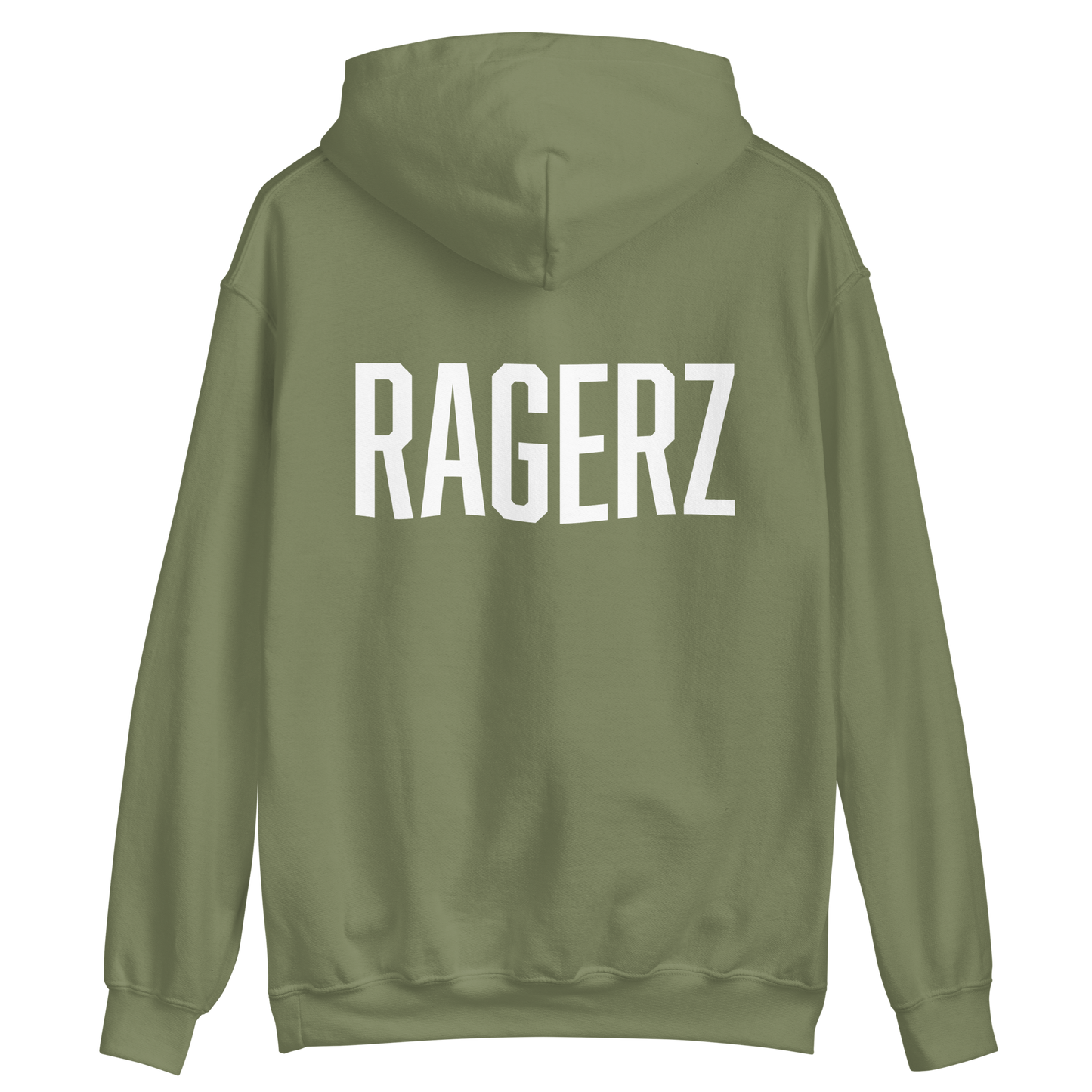 Green/White OG Ragerz Logo Hoodie (Unisex)